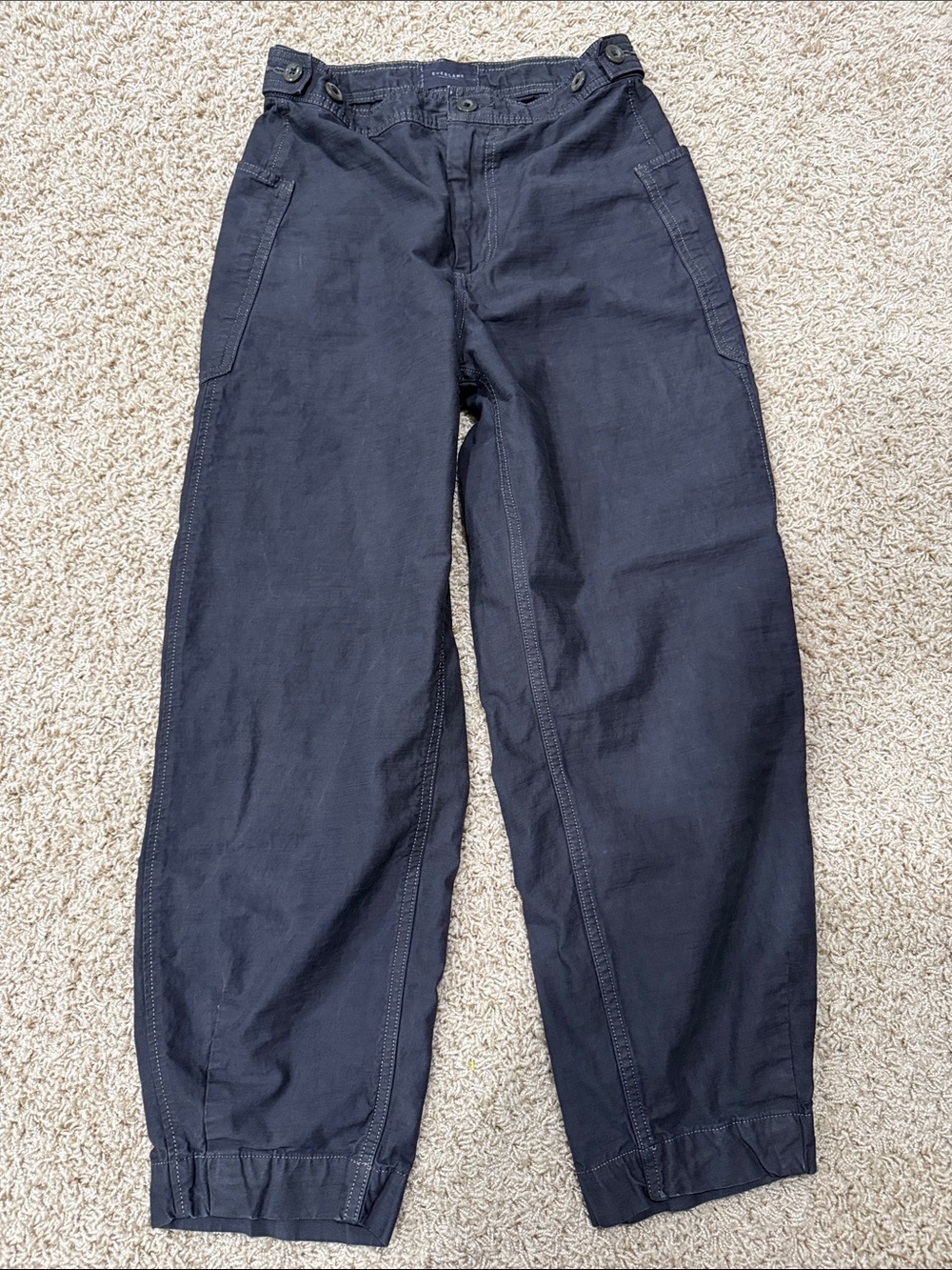 Everlane The Fatigue Barrel Pants Size 4 Gray